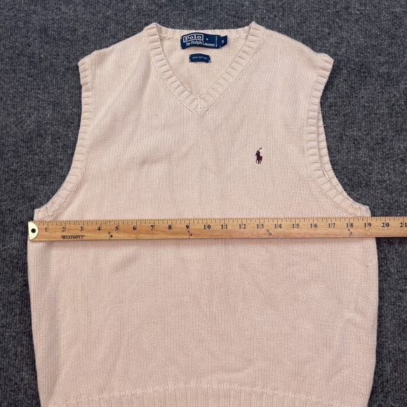 Ralph Lauren Cream V-Neck Sweater Vest - Picture 8 of 15